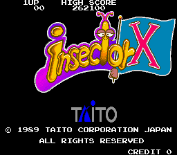 Insector X (World) Title Screen